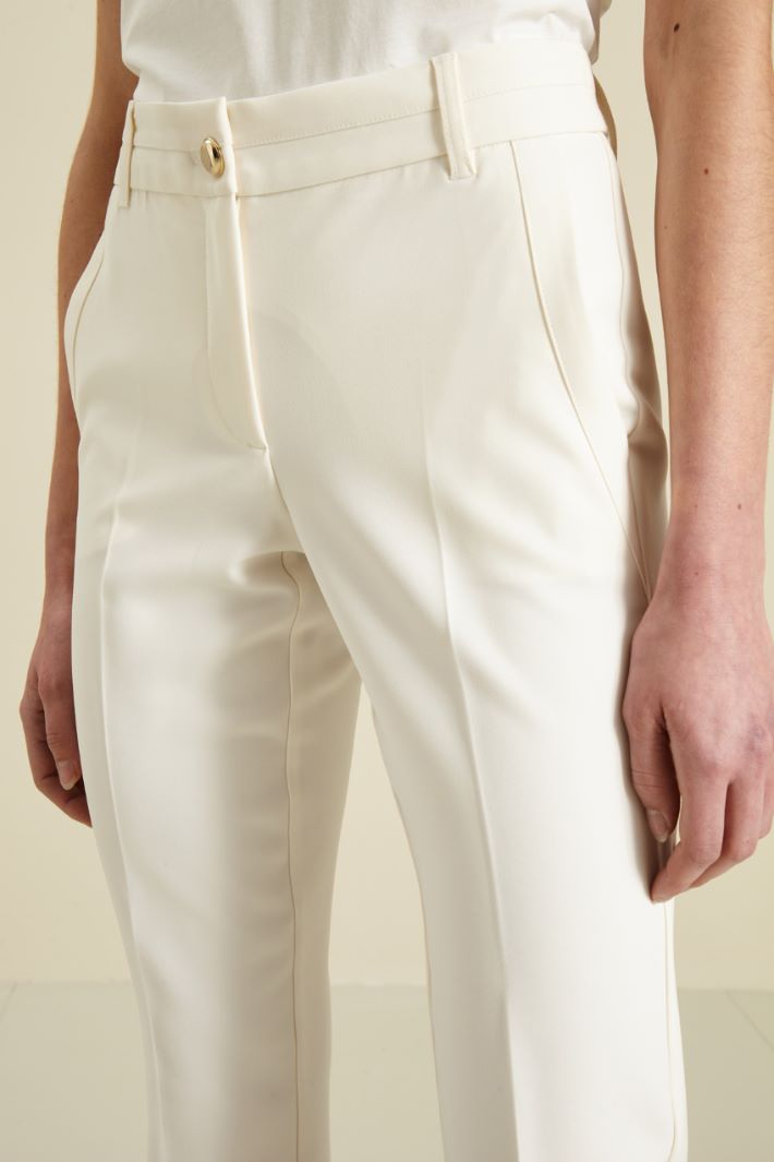 Pantaloni a sigaretta - BIANCO - Fashion Market - 3