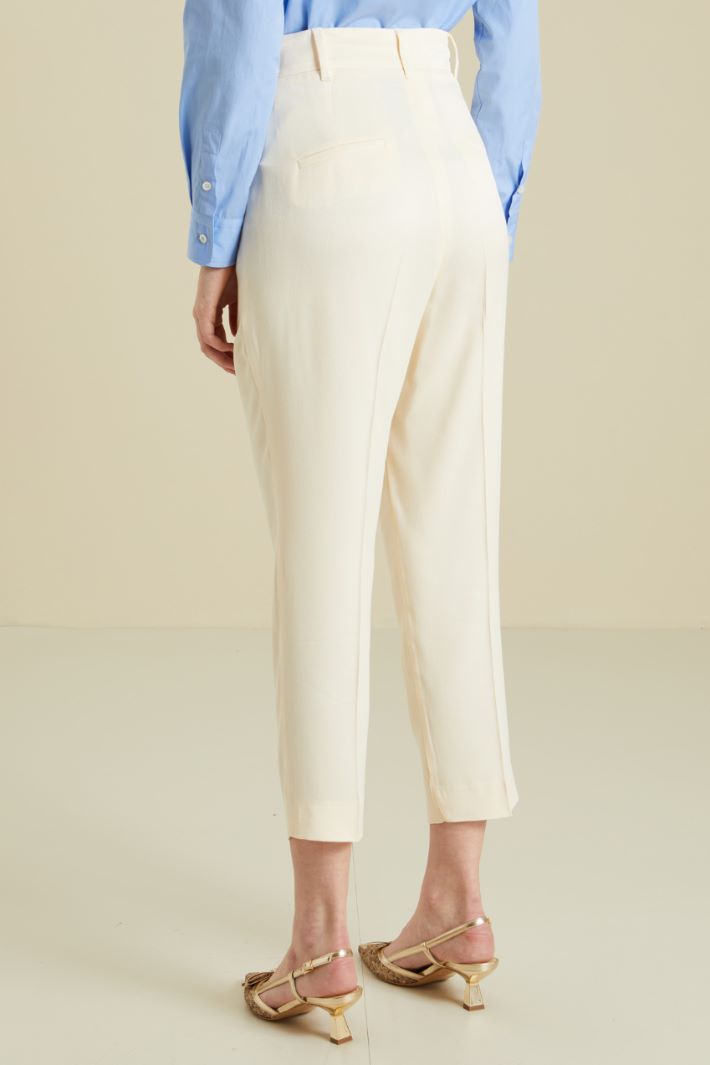 Pantaloni in crèpe Fashion Market - 4