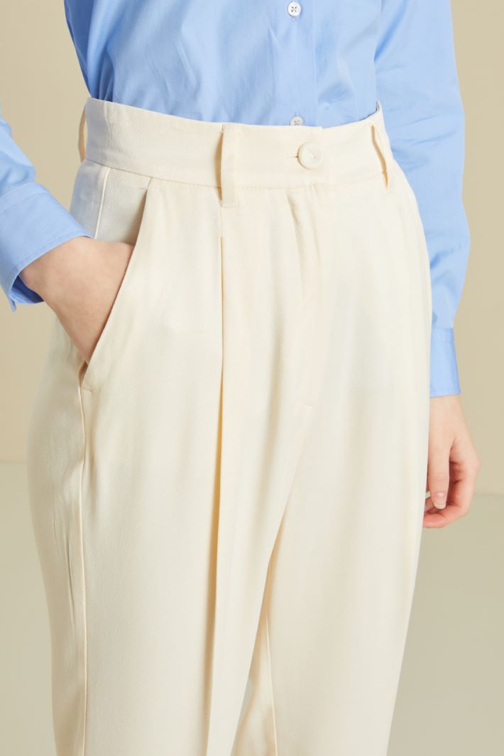Pantaloni in crèpe Fashion Market - 3