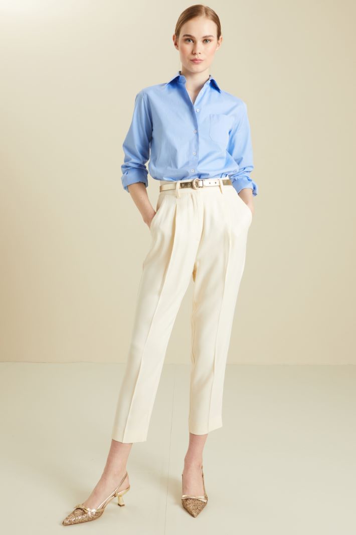 Pantaloni in crèpe Fashion Market