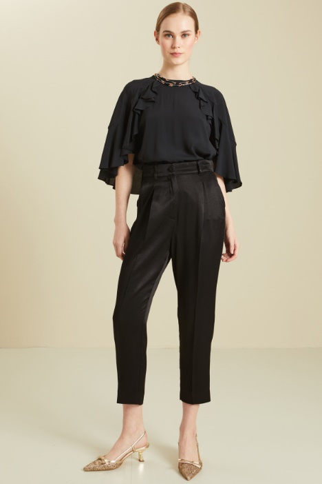 Pantaloni in crèpe Fashion Market