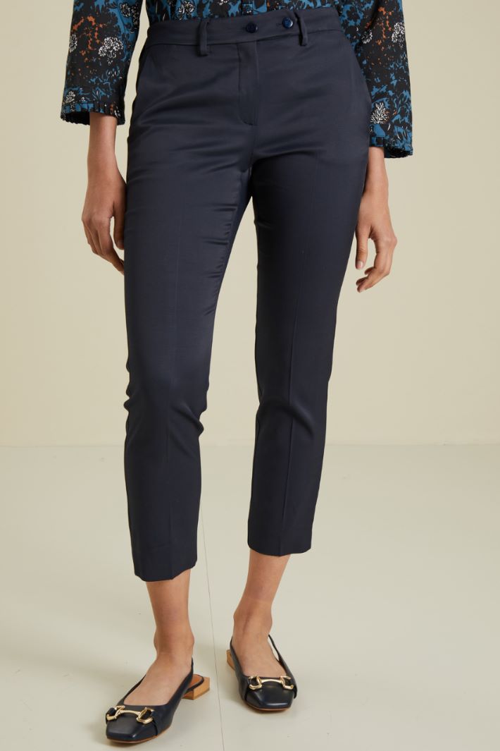 Pantaloni a sigaretta - BLU NOTTE - Fashion Market - 2