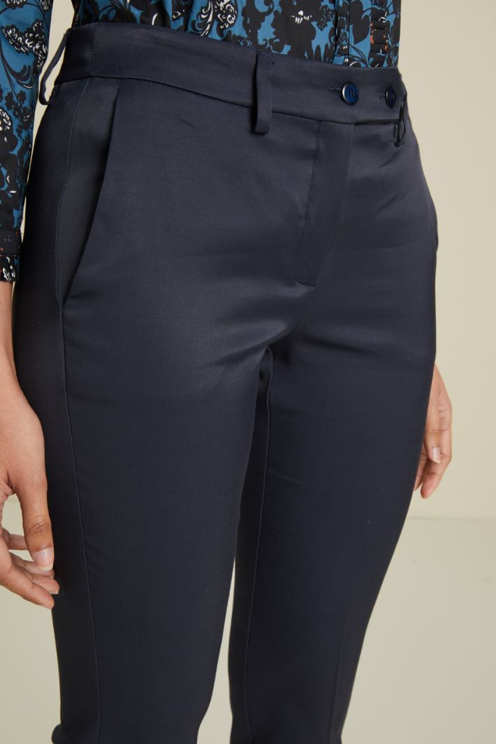Pantaloni a sigaretta - BLU NOTTE - Fashion Market - 3