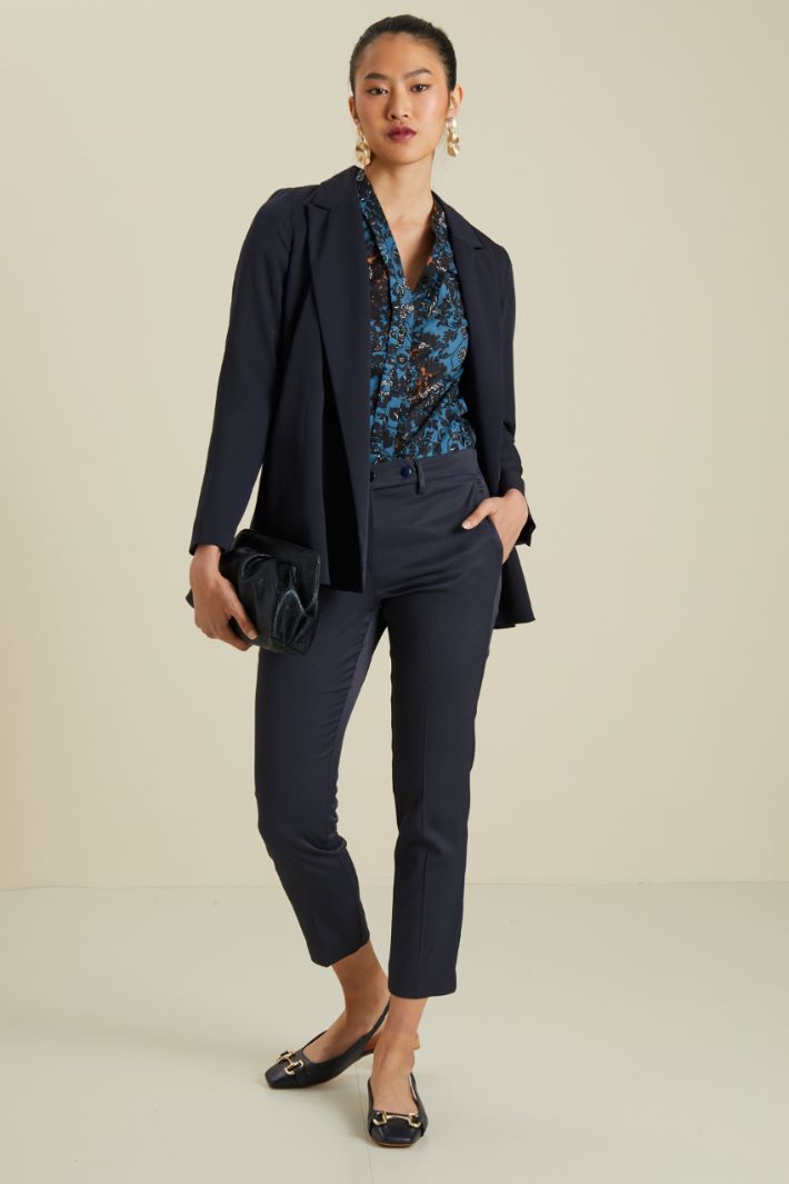Pantaloni a sigaretta - BLU NOTTE - Fashion Market