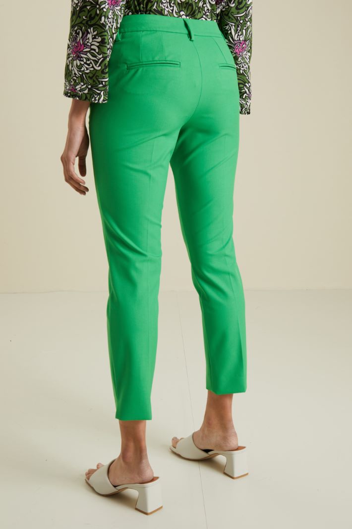 Pantaloni a sigaretta - VERDE ACCESO - Fashion Market - 4