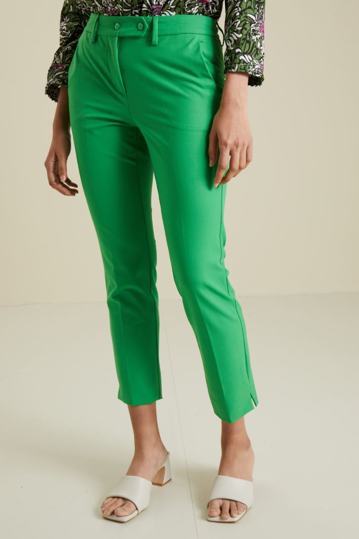 Pantaloni a sigaretta - VERDE ACCESO - Fashion Market - 2