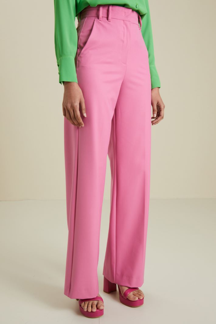 Pantaloni a palazzo - ROSA ACCESO - Fashion Market - 2