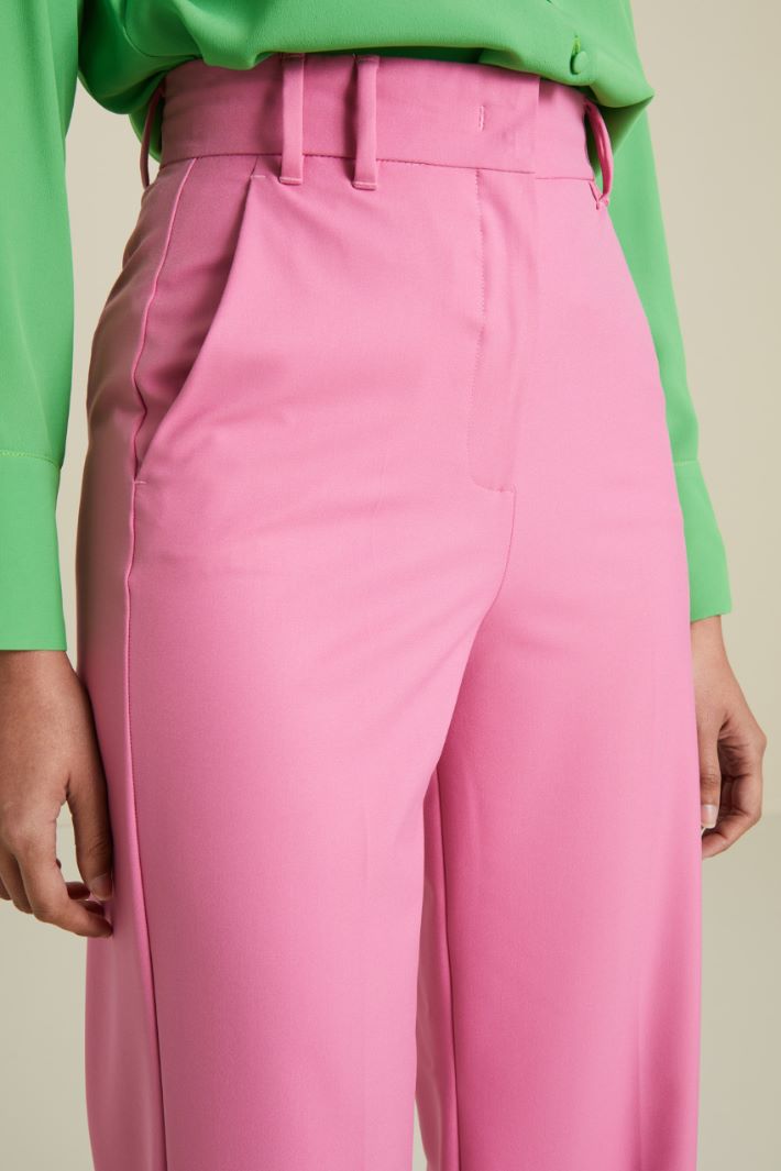 Pantaloni a palazzo - ROSA ACCESO - Fashion Market - 3
