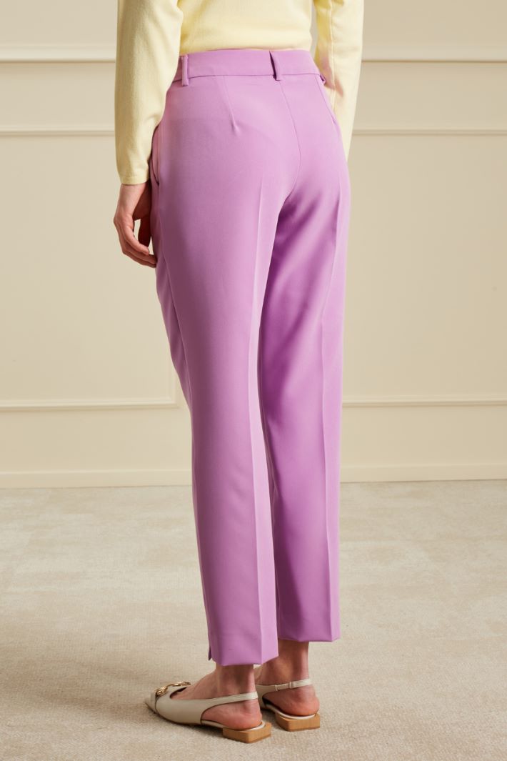 Pantaloni in cady - GLICINE - Fashion Market - 4