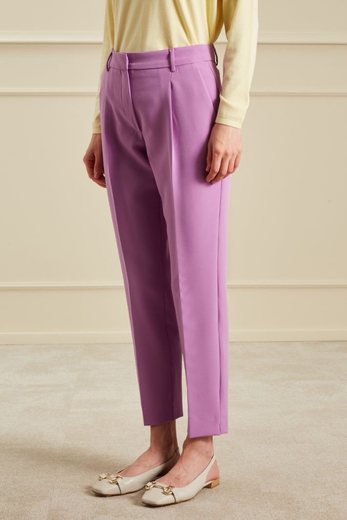 Pantaloni in cady - GLICINE - Fashion Market - 2