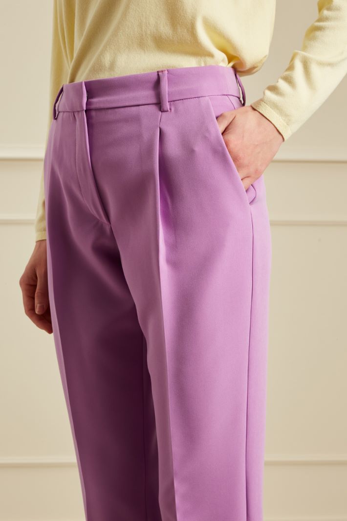 Pantaloni in cady - GLICINE - Fashion Market - 3