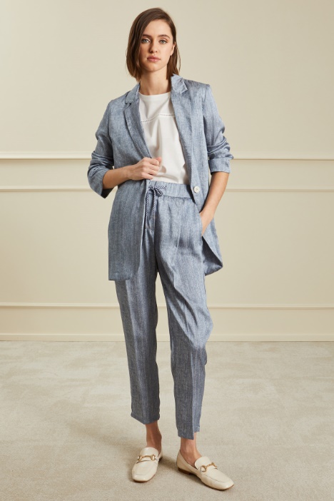 Blazer morbido in raso Fashion Market