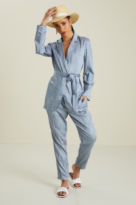 Blazer morbido in raso Fashion Market