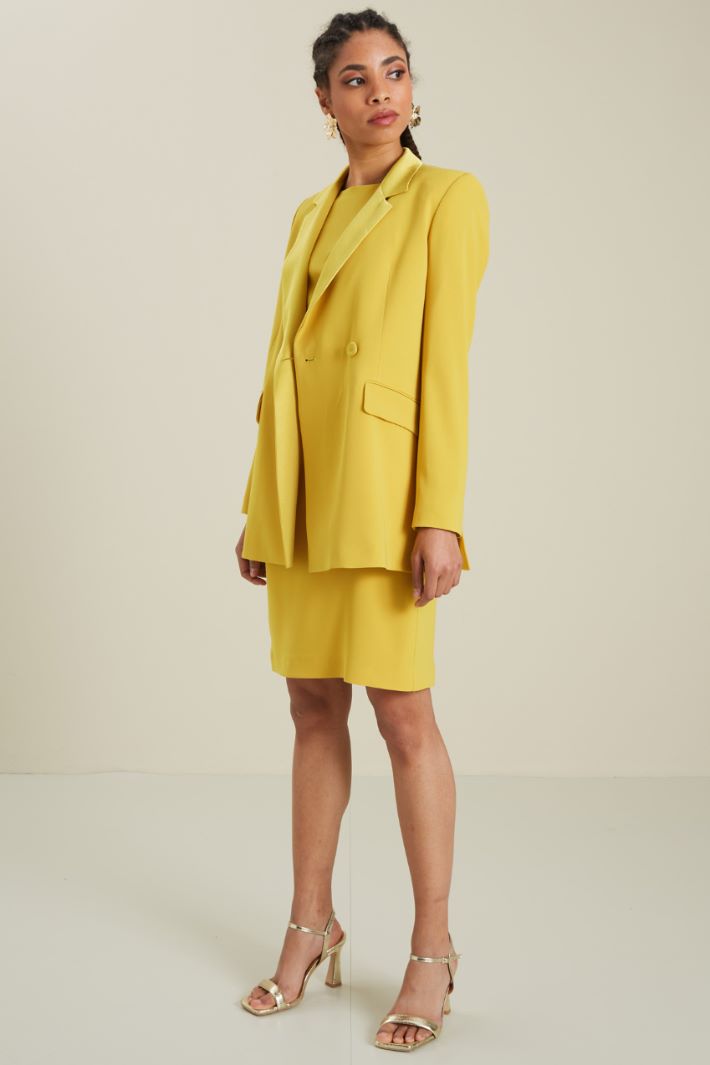 Abito a tubino con volant Fashion Market