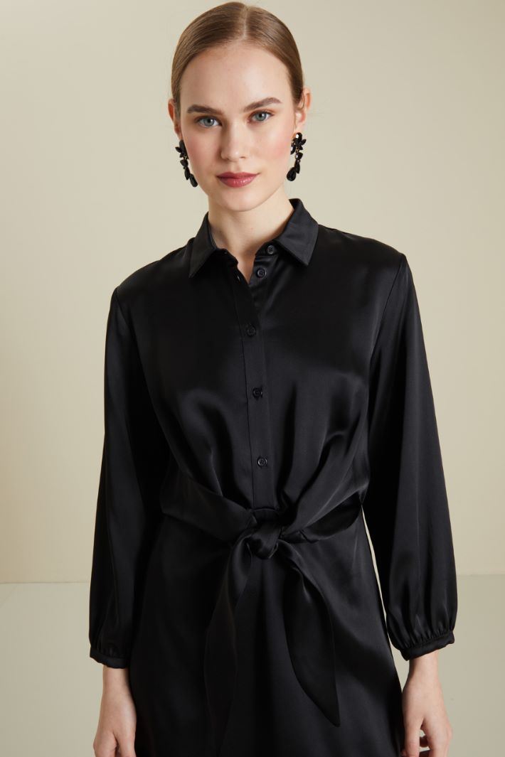 Abito in raso Fashion Market - 3