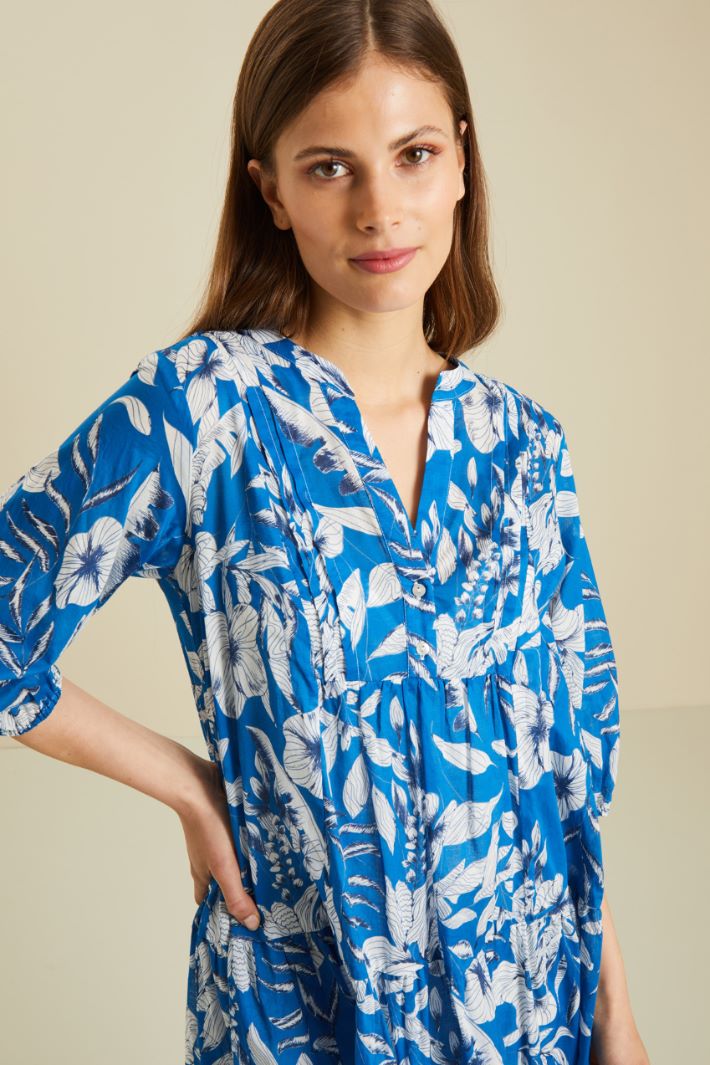 Abito in mussola stampata Fashion Market - 3