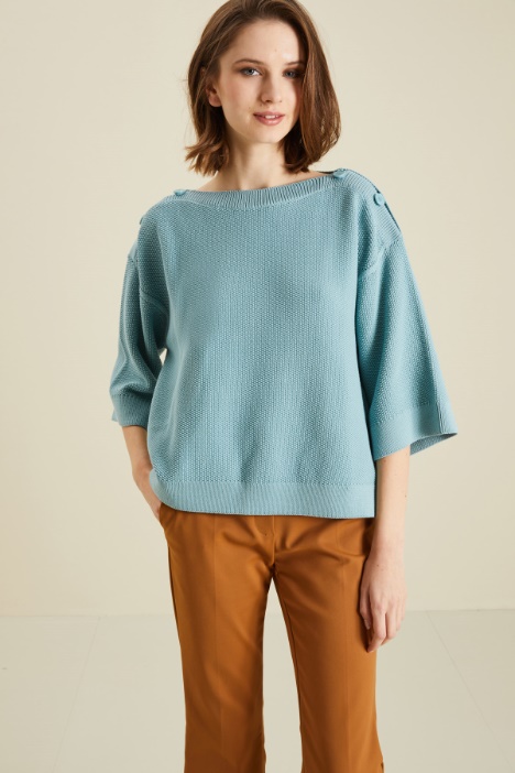 Maglia over in misto cotone Fashion Market