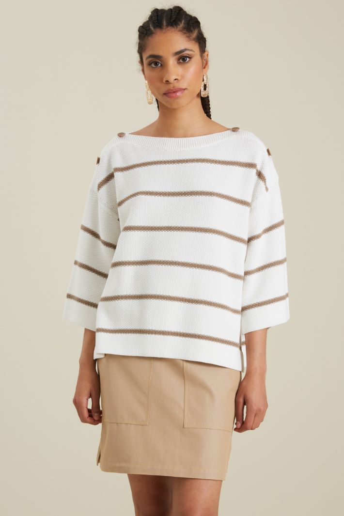 Maglia over in misto cotone Fashion Market - 4