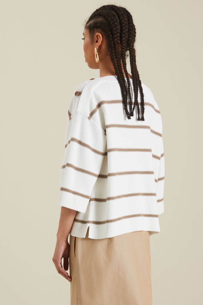 Maglia over in misto cotone Fashion Market - 3