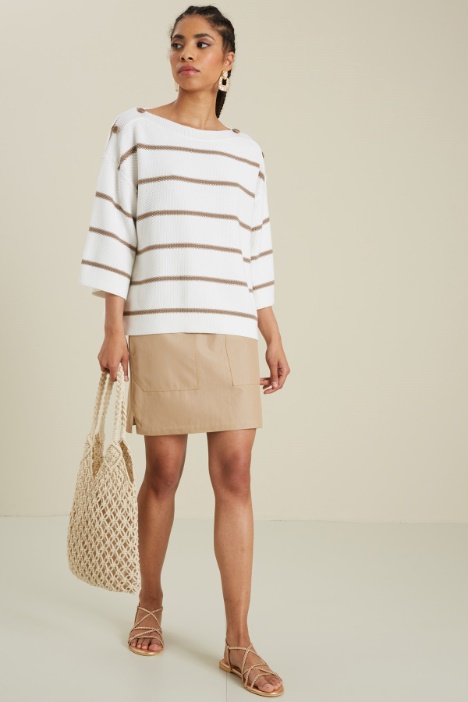 Maglia over in misto cotone Fashion Market