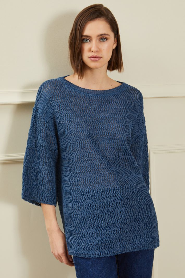 Maglia in puro lino Fashion Market - 2