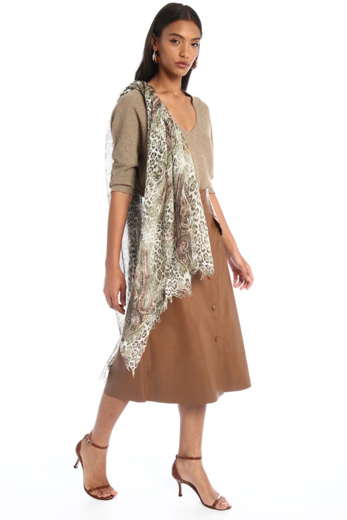 Stola stampata fantasia Fashion Market - 3