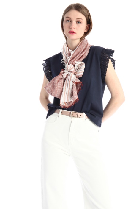 Stola in jacquard di viscosa Fashion Market