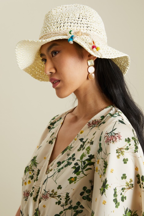 Cappello morbido in rafia Fashion Market