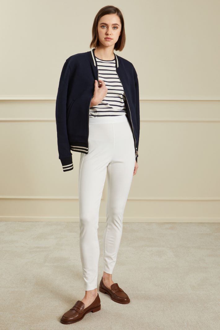 Leggings in jersey - BIANCO - Fashion Market
