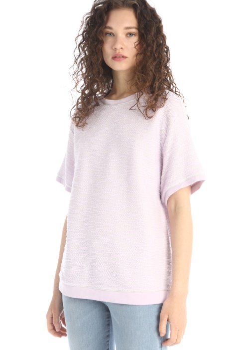 Maglia effetto tweed lamè Fashion Market