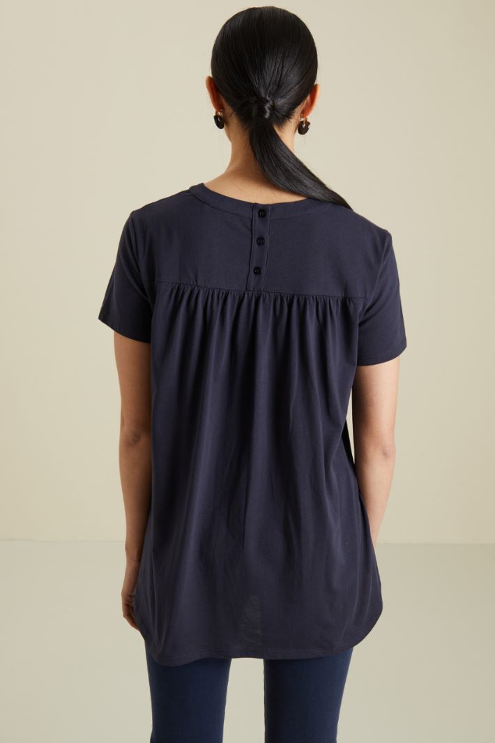 T-shirt con arricciatura Fashion Market - 4