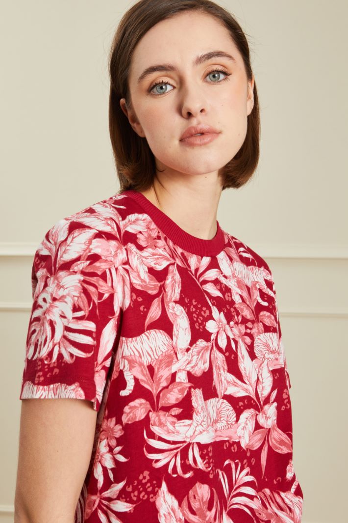 T-shirt in cotone stampato Fashion Market - 3