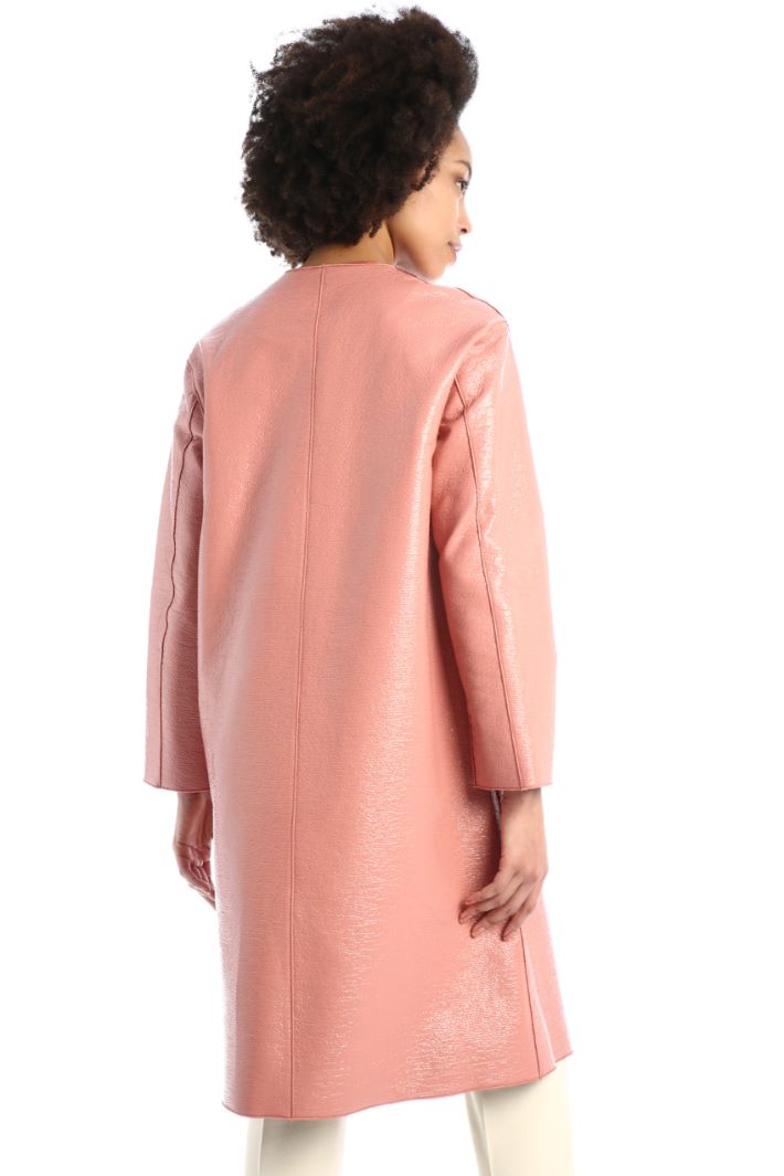 Soprabito monopetto in vernice Fashion Market - 4