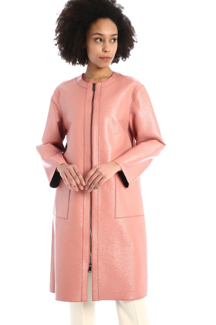 Soprabito monopetto in vernice Fashion Market - 2