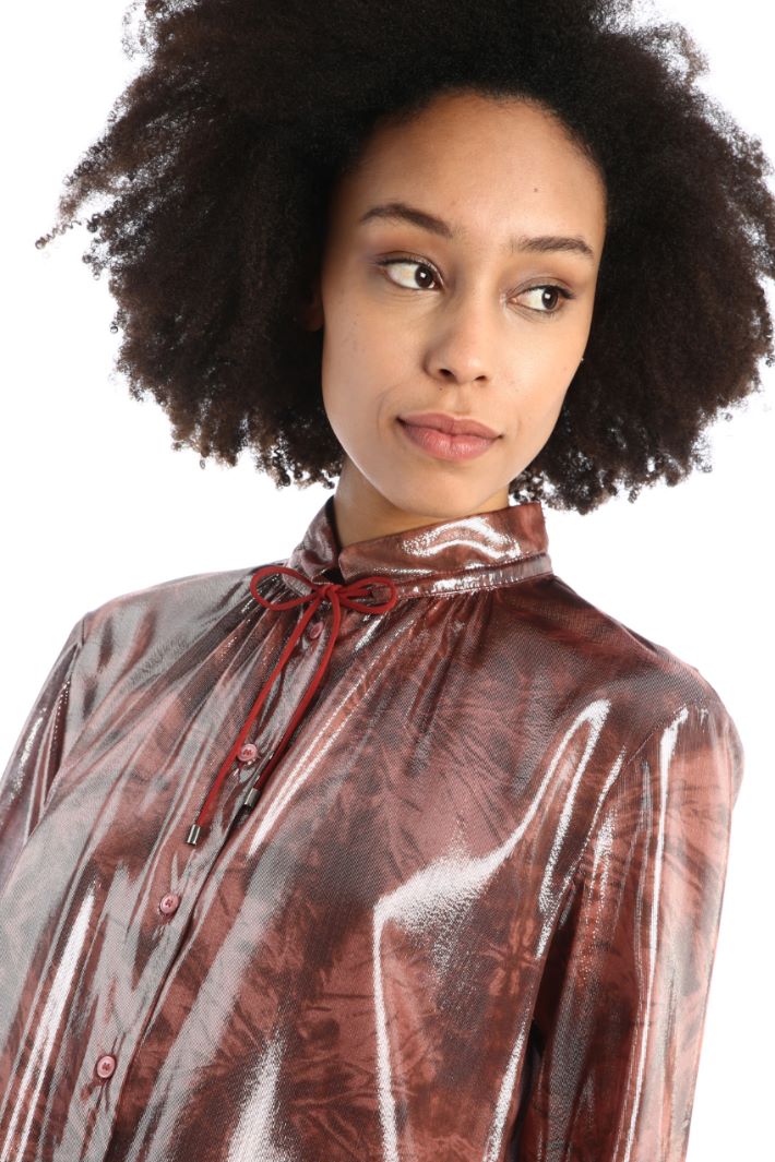 Camicia in seta lamé Fashion Market - 3