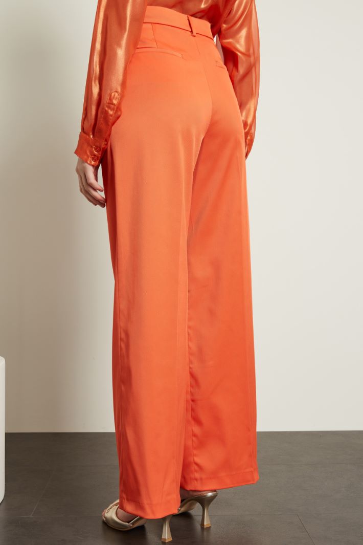 Pantaloni a palazzo con pinces Fashion Market - 4