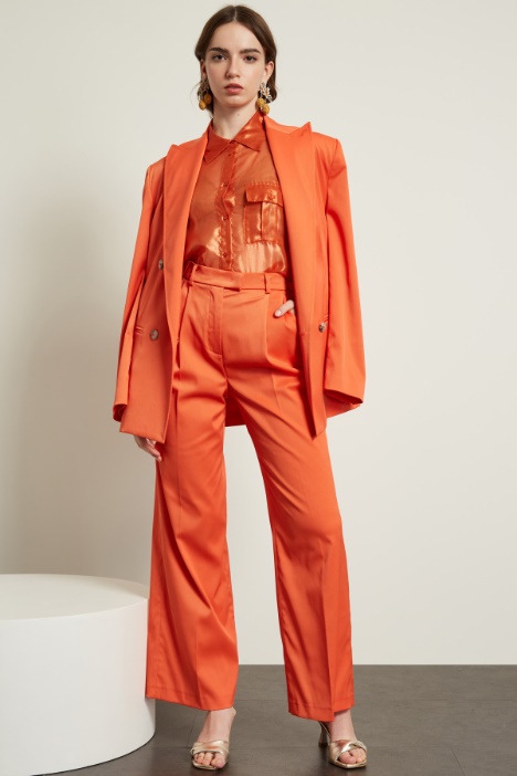 Pantaloni a palazzo con pinces Fashion Market