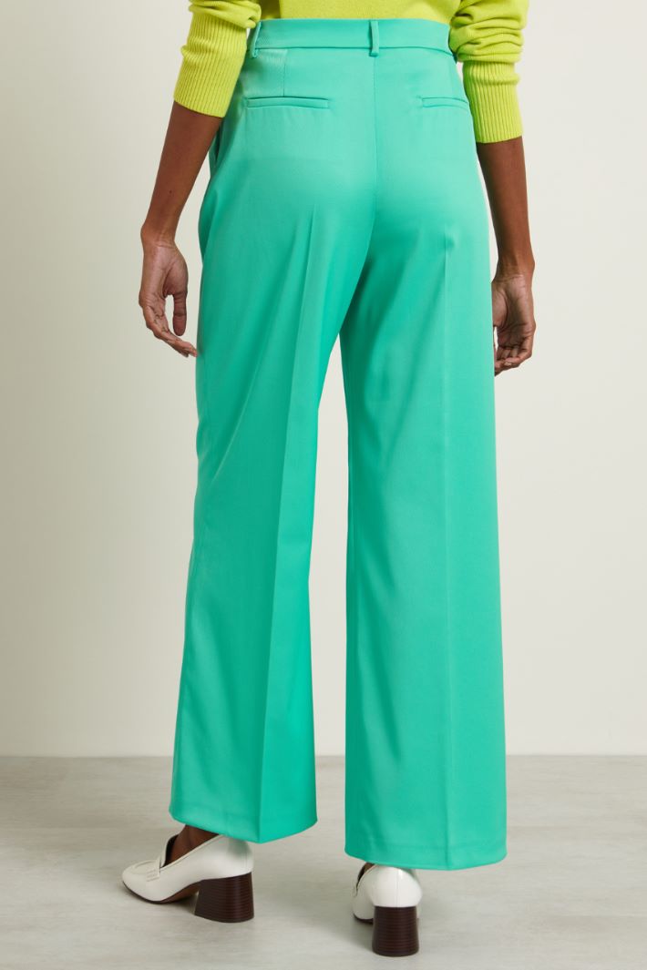 Pantaloni a palazzo con pinces Fashion Market - 4