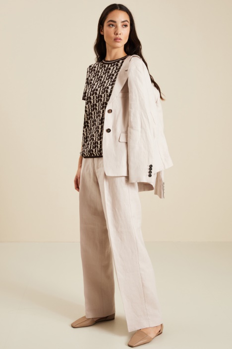 Pantaloni in lino Fashion Market