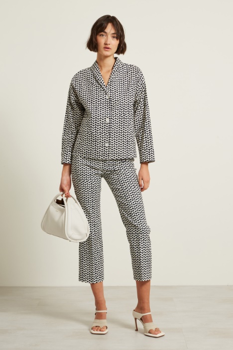 Pantaloni in stuoia stampata Fashion Market