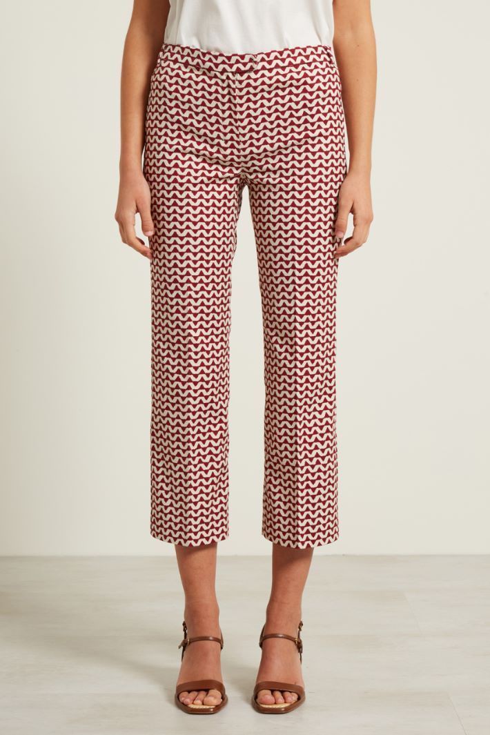 Pantaloni in stuoia stampata Fashion Market - 2