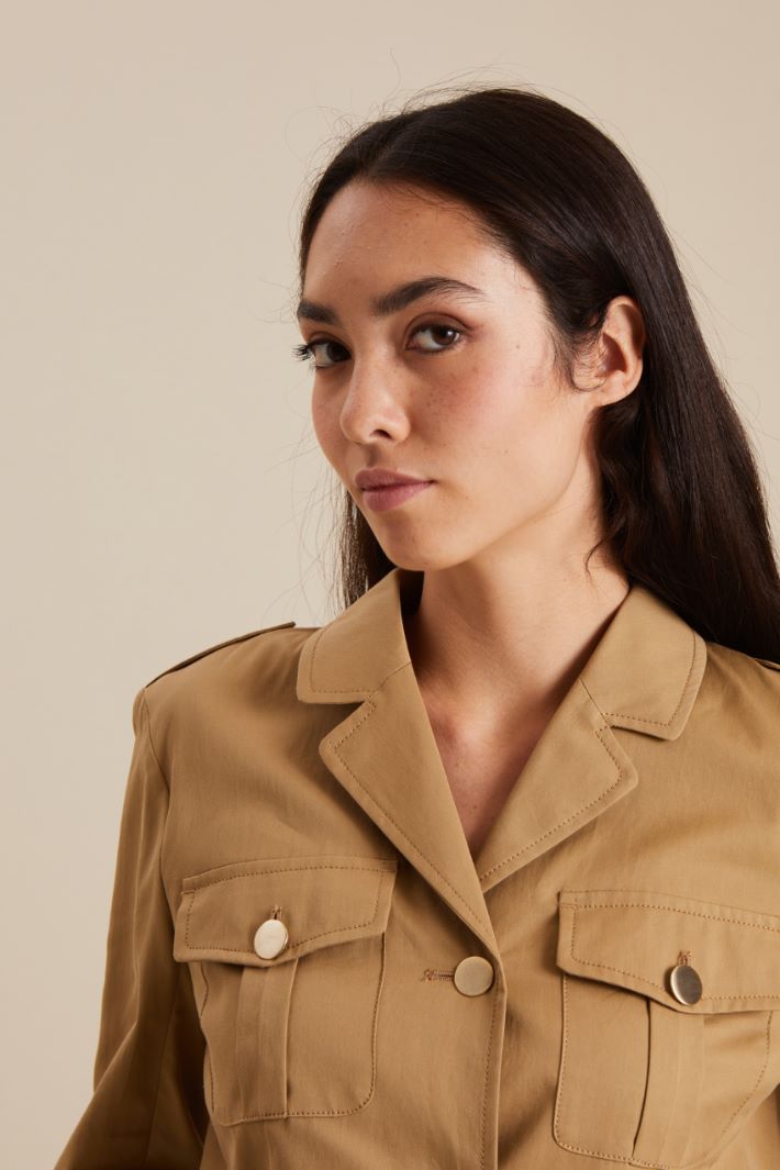 Giacca sahariana - CAMMELLO - Fashion Market - 3