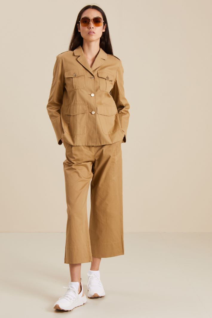 Giacca sahariana - CAMMELLO - Fashion Market
