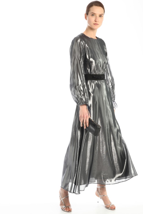 Abito in seta lamé stampato Fashion Market