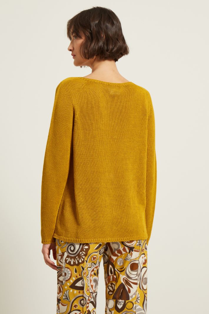 Maglia in lino - SENAPE - Fashion Market - 4