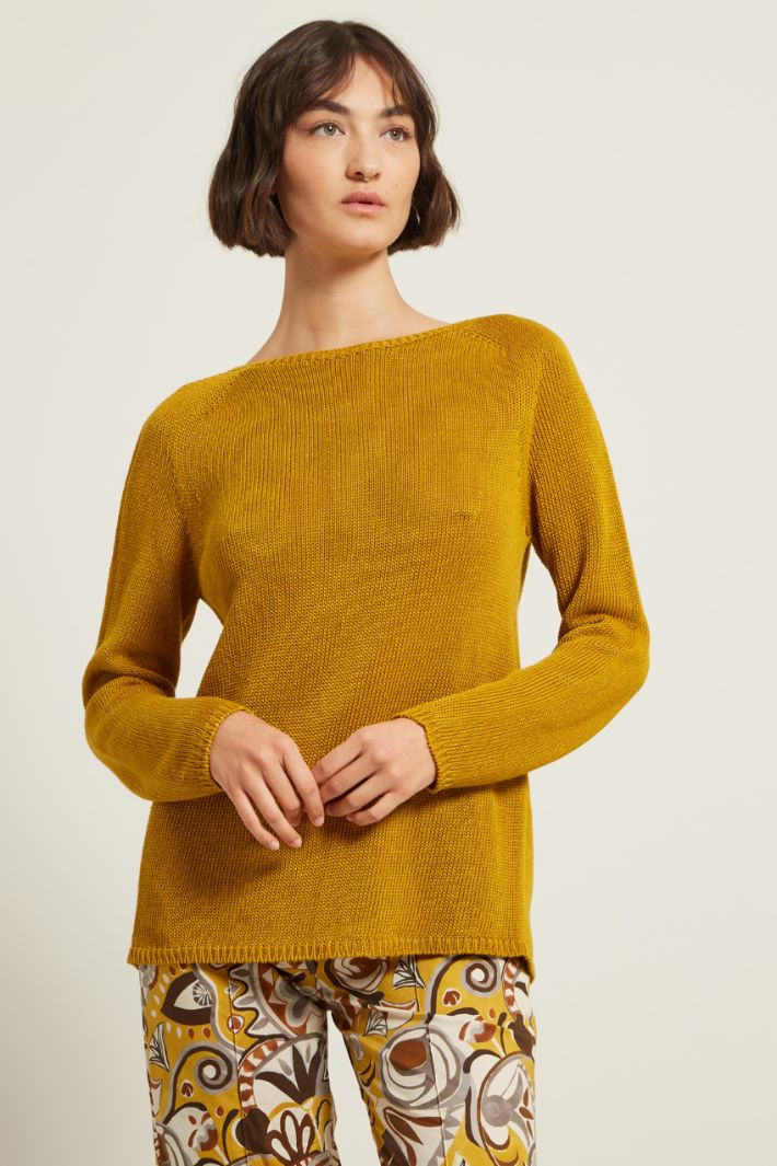 Maglia in lino - SENAPE - Fashion Market - 2