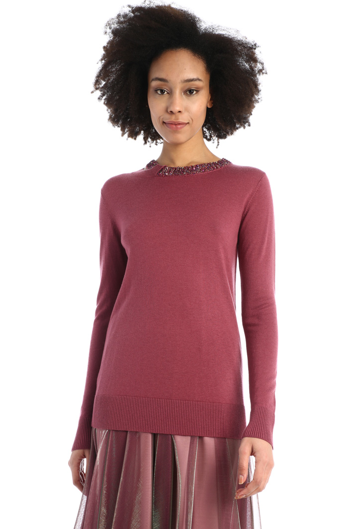 Maglia con paillettes Fashion Market - 5
