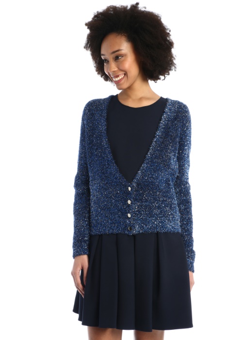Cardigan in effetto peluche Fashion Market