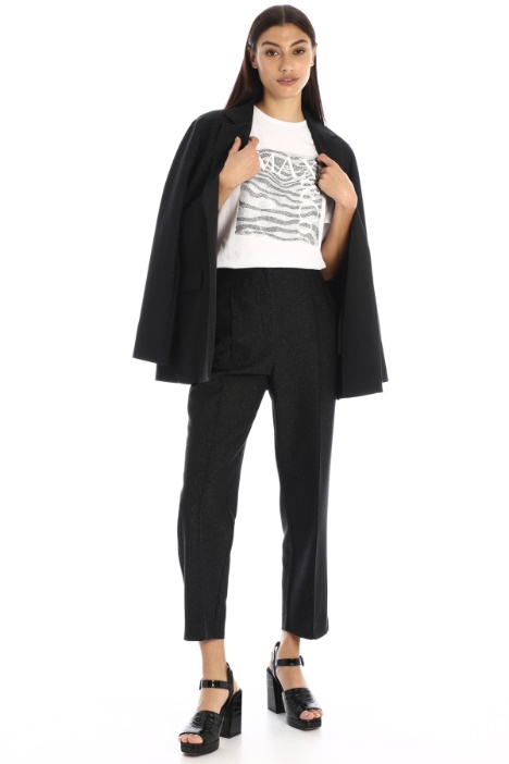 Pantaloni in jersey lamè Fashion Market