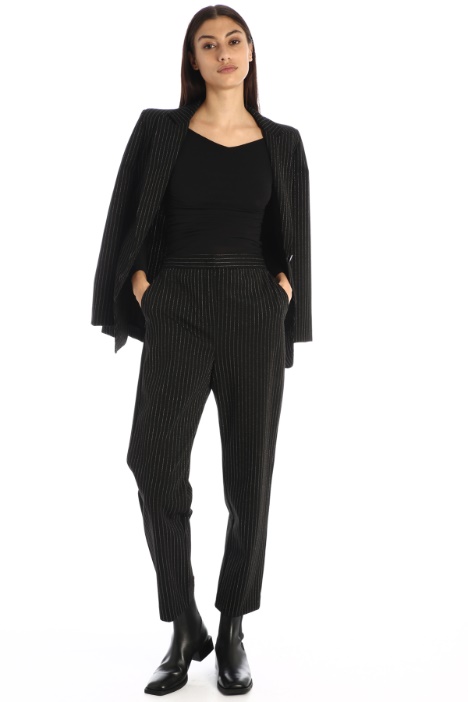 Pantaloni in jersey lamé Fashion Market